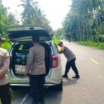 Jelang Puasa Ramadhan, Polsek Pagimana Razia Kendaraan di Taloyon Banggai