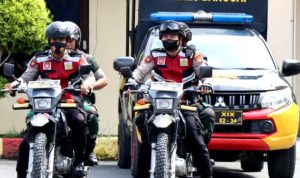Peringatan May Day 2023, TNI-Polri Patroli Gabungan di Luwuk