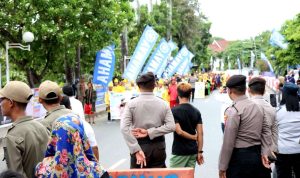 Pawai Budaya di Luwuk Semarak, Polres Terjunkan Personil Pengamanan