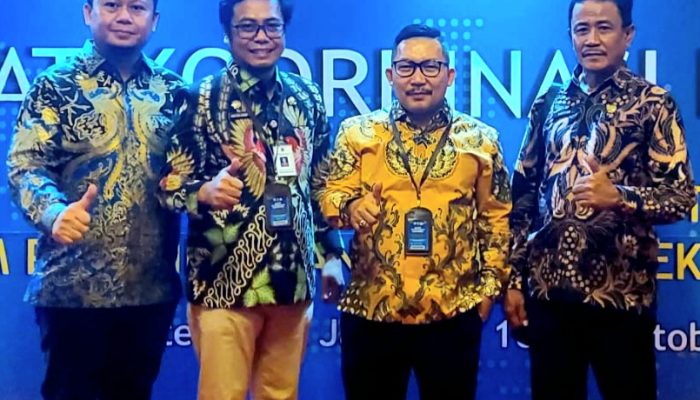 Bersama Bupati Amirudin, Tiga Kadis Hadiri Rakornas Kolaborasi SPBE di Jakarta
