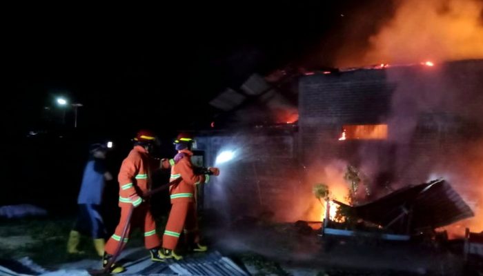 Rumah di Kompleks Pasar Cendana Toili Banggai Terbakar, Kurugian Capai Rp40 Juta