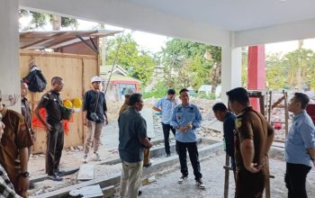 PUPR Banggai Pastikan Proyek Konstruksi Gedung Berjalan Lancar, Kabid PBIP Beri Catatan untuk Penyedia Jasa 
