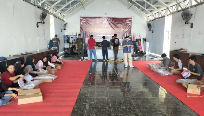 Pelipatan Surat Suara PSU Pilkada Banggai Dijaga Ketat TNI-Polri