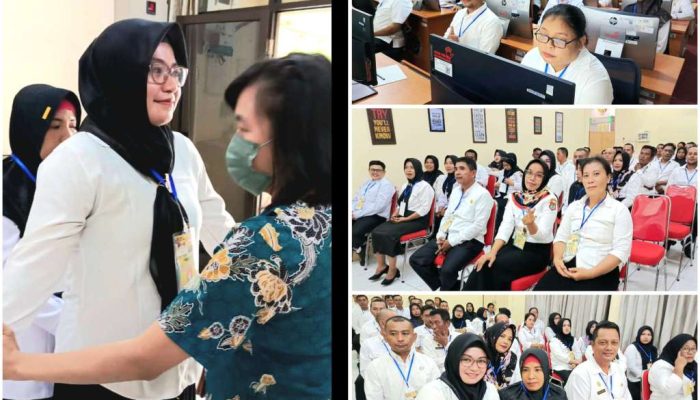 BKPSDM Banggai Gelar UDI dan Penyesuaian Ijasah, Diikuti 66 PNS, 4 Orang Absen