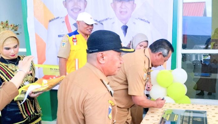 Dibangun Sejak 1969, Bupati Amirudin Bangun Baru Kantor Camat Lamala, Serap Anggaran Rp1,39 Miliar