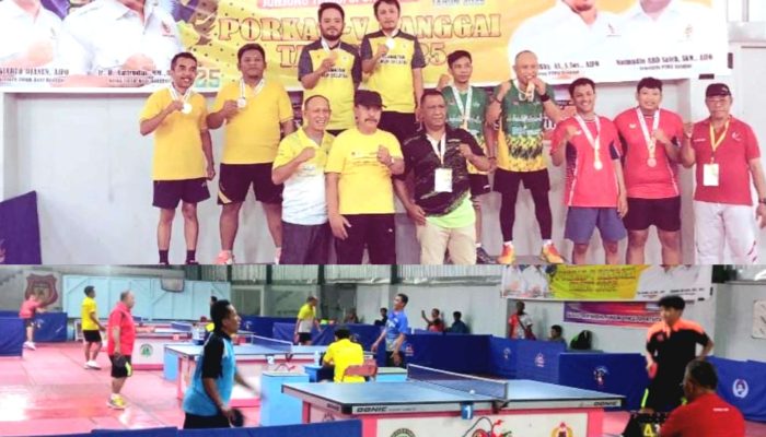 Luwuk Kota Rajai Cabor Tenis Meja PORKAB V Banggai, Sabet 6 Emas 2 Perak
