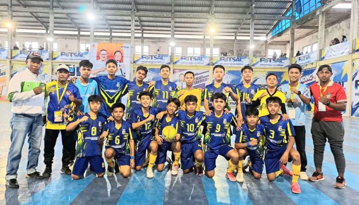 Menuju Semifinal, Sang Juara Bertahan Tim Futsal Nambo Hempaskan Kintom 5-1