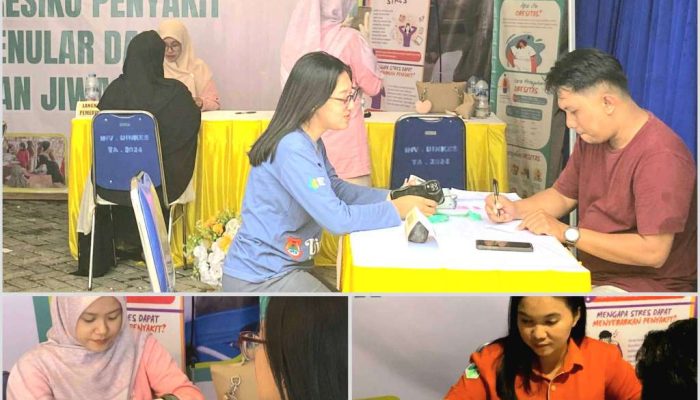 Dinkes Banggai Buka Stand Layanan, Deteksi Dini Resiko Penyakit Menular dan Kesehatan Jiwa