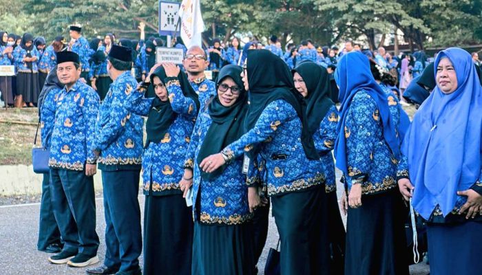 Pemda Banggai Mulai Evaluasi Indikator Pemberian Tukin ASN Lewat Apel Bersama