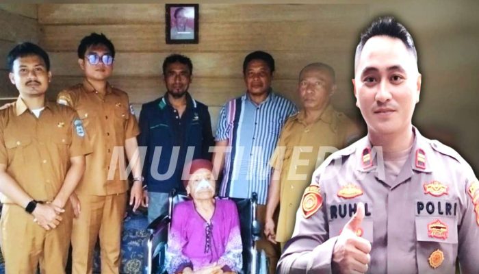 Kasat Intelkam Polres Bangkep Fasilitasi Warga Disabilitas Peroleh Kursi Roda