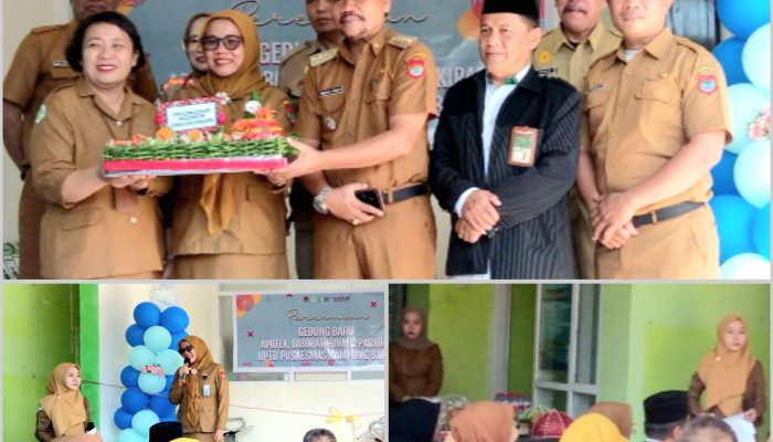 Kadis Nurmasita Resmikan Gedung Laboratorium UPTD Puskesmas Kampung Baru