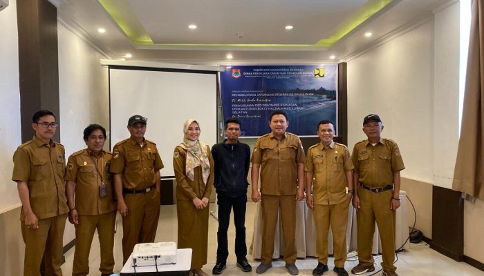 PUPR Banggai Gelar Diskusi Laporan Pendahuluan DED Rehabilitasi Irigasi Bahulolok dan Drainase Bukit Halimun