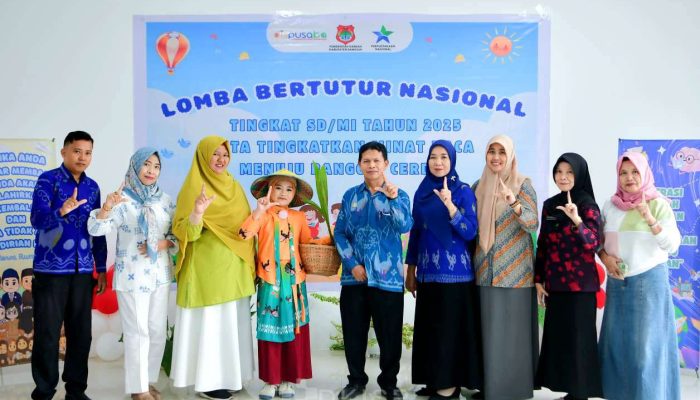 Adzkia, Siswi MIN 1 Banggai Siap Bersaing pada Vestival Literasi Lomba Bertutur Nasional