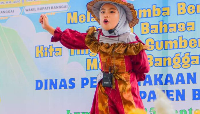 Dispusaka Banggai Gelar Lomba Pidato Bahasa Inggris, 17 Peserta SD/MI Turut Ambil Bagian