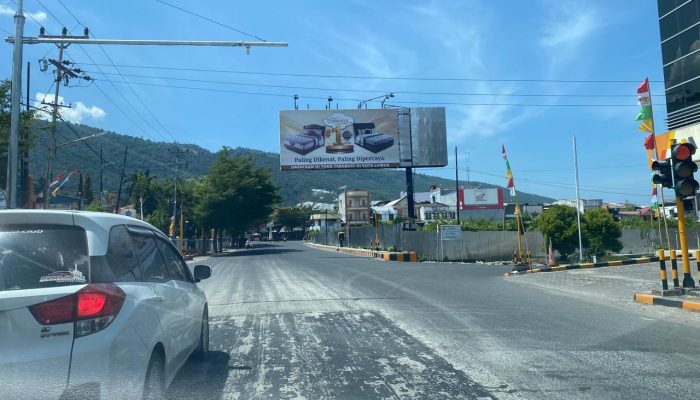 Jalan Ahmad Yani Sekitar PN Luwuk Kembali Lebih Nyaman Dilalui