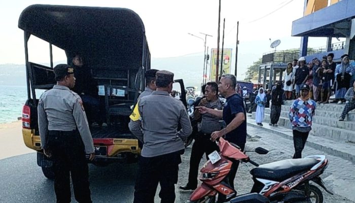 Cekcok Sesama Tukang Parkir Resahkan Pengunjung Pasar Simpong, Polisi Turun Tangan